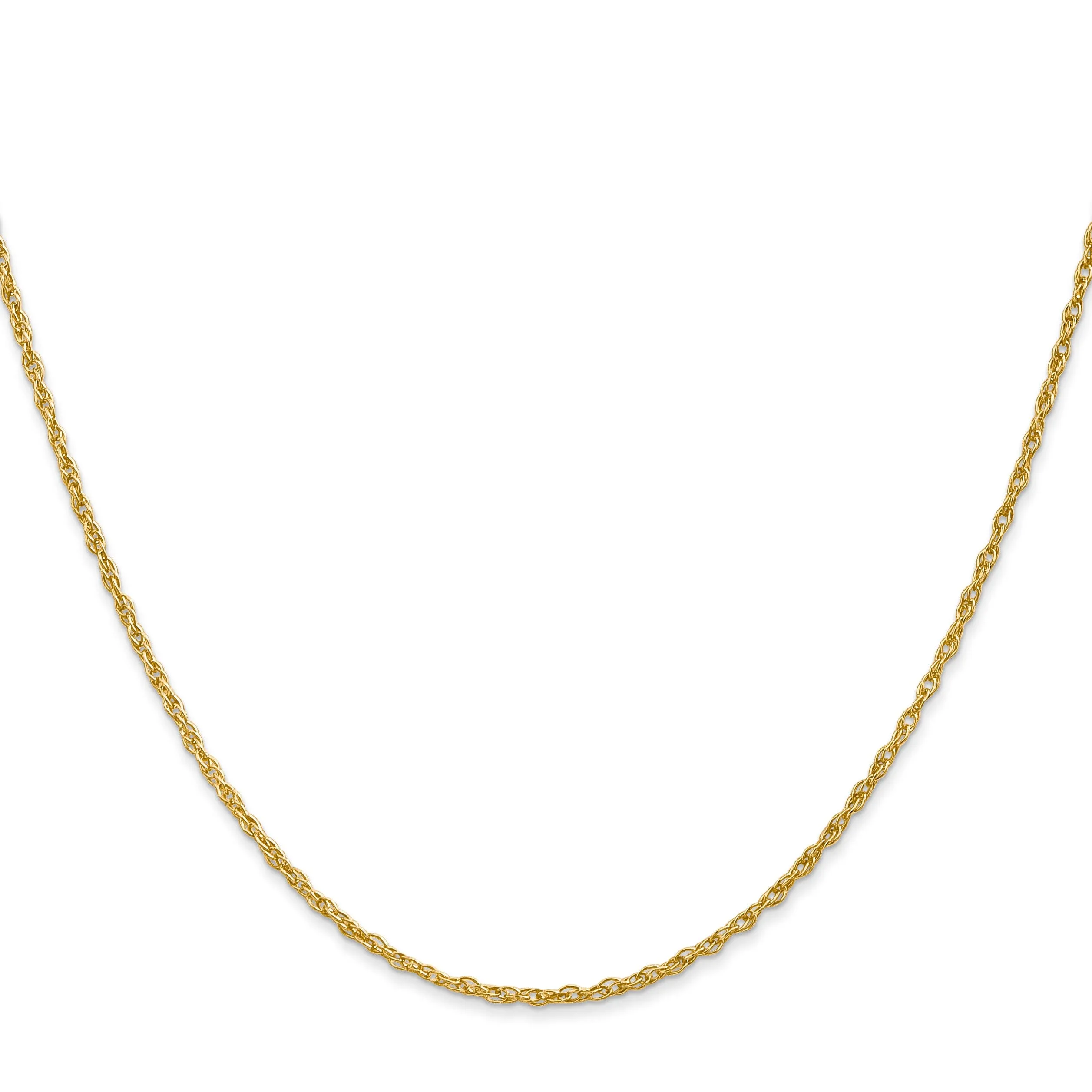 14k Yellow Gold 1.5 mm Pendant Rope