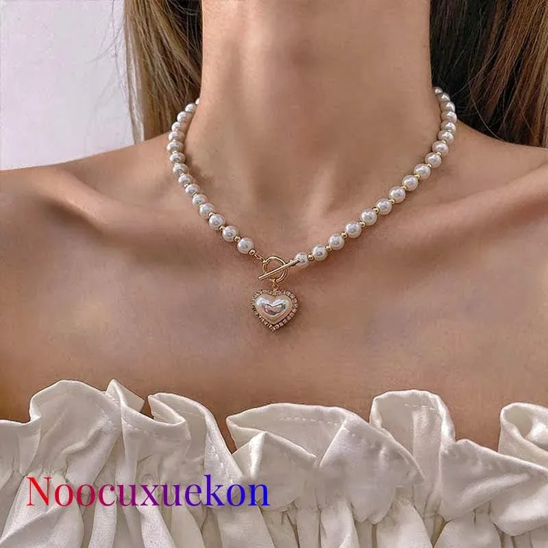 2023 New Pearl Necklace Fashion Simple Collar Bone Choker Multiple Styles Available Wedding Engagement Jewelry for Women