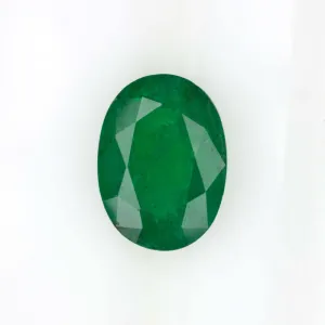 2.97ct NATURAL OVAL SHAPE EMERALD LOOSE GEMSTONE VIVID GREEN EARTH MINED 3 CARAT