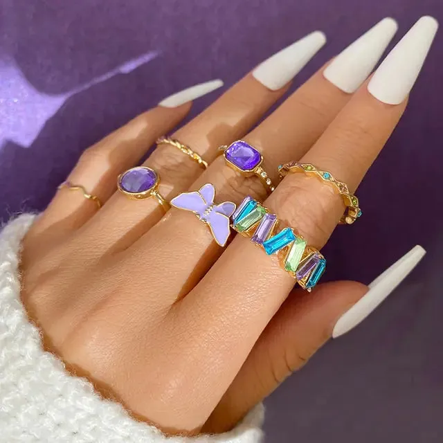 Boho Ring Set