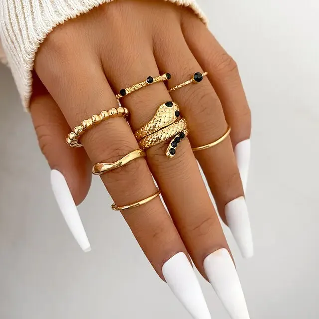 Boho Ring Set