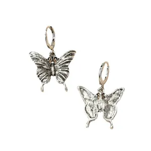 Butterfly Charm Earrings - Vienna Verve Collection - Stylish Metal Jewelry with Unique Edge