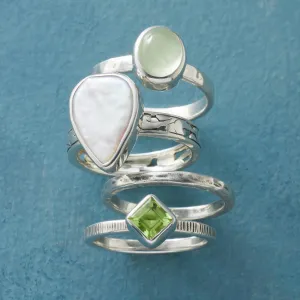 Dewdrop Ring Set