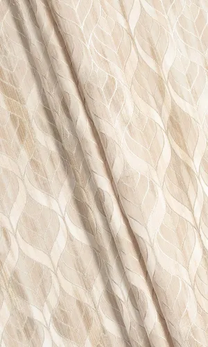 'Faith' Petal Patterned Roman Shades (Pale Beige/Brown)