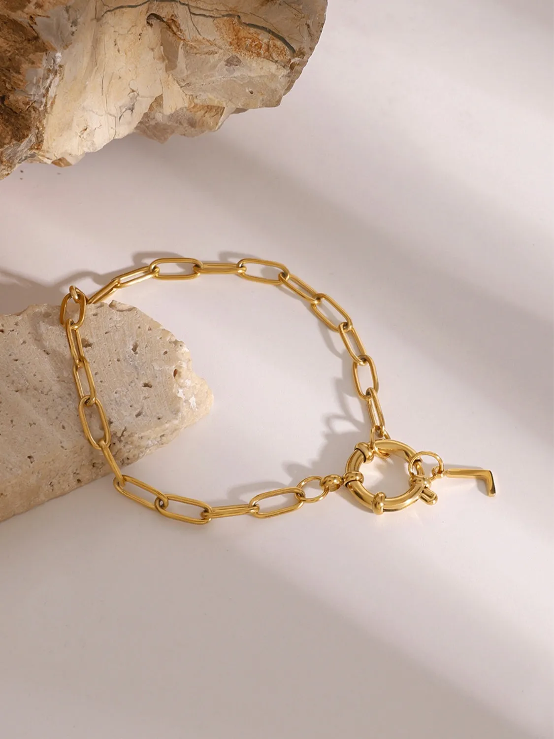 Gold Plated Letter L Bracelet: Style with a Personal Touch