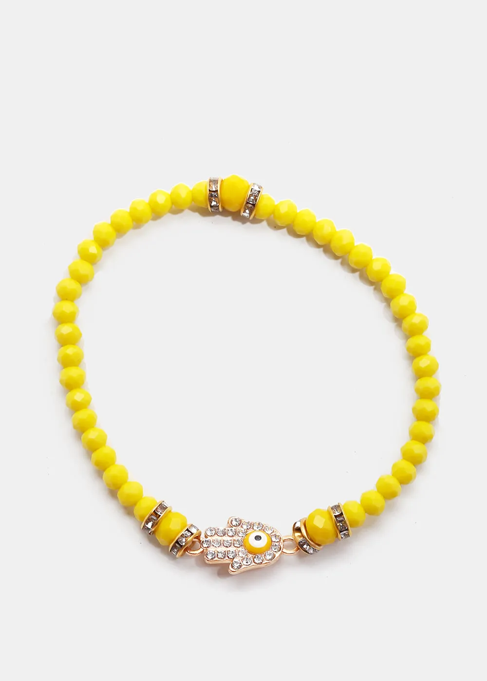 Hamsa Hand Bead Bracelet