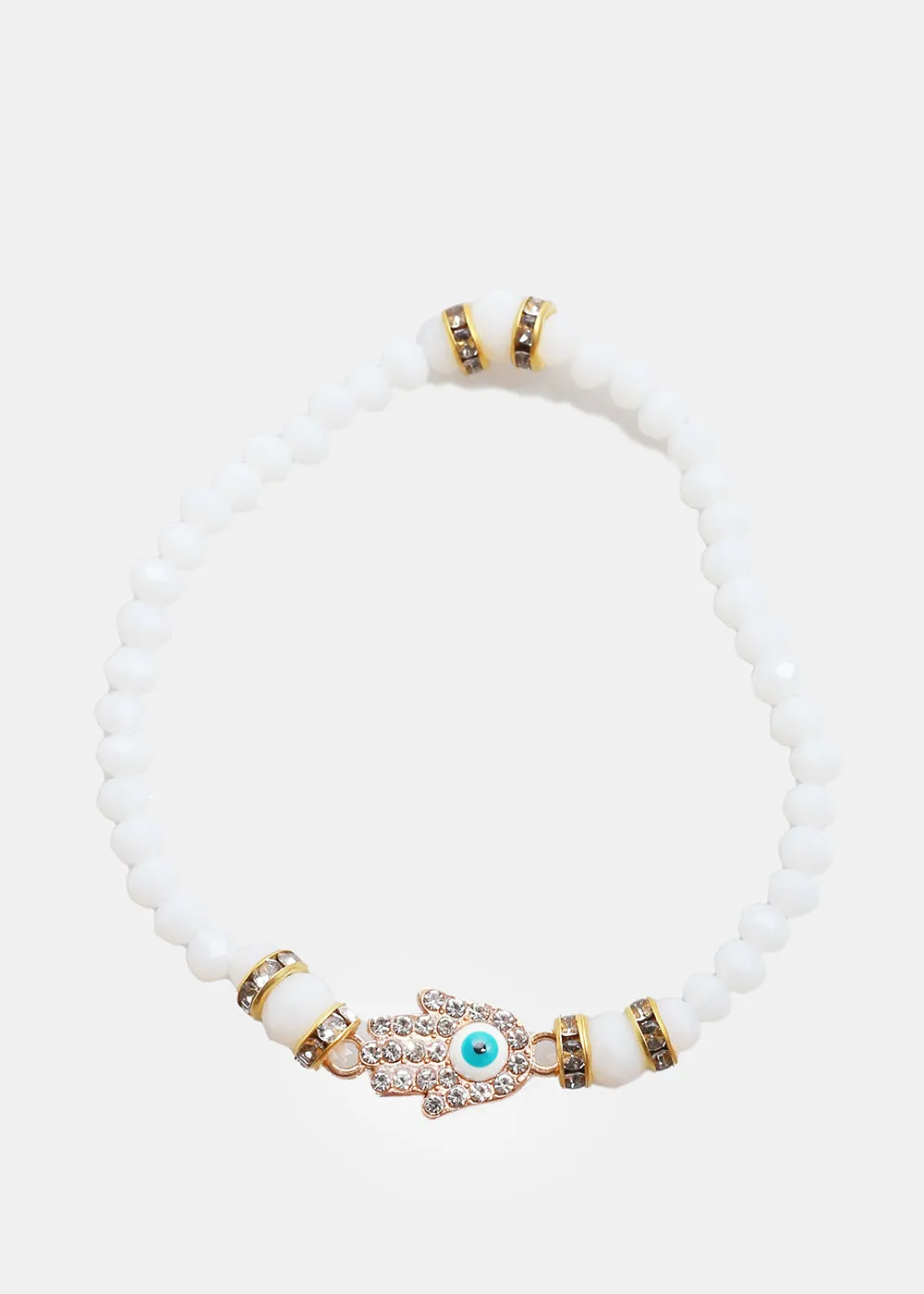 Hamsa Hand Bead Bracelet