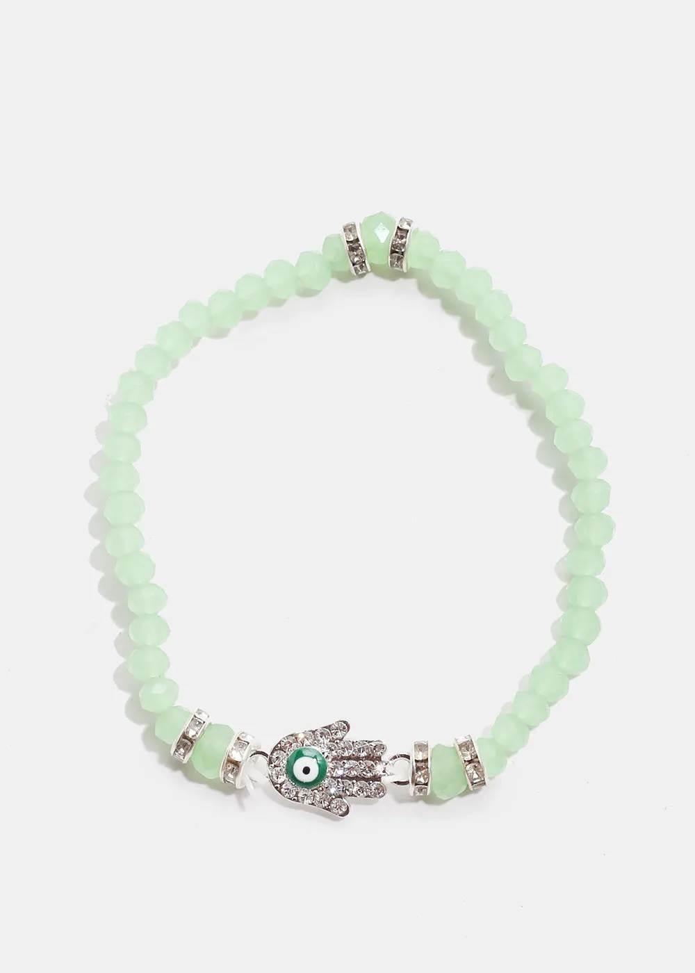 Hamsa Hand Bead Bracelet