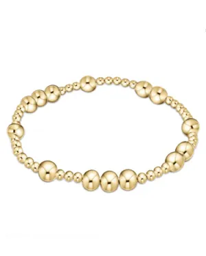 Hope Unwritten 6mm Bead Bracelet - Gold