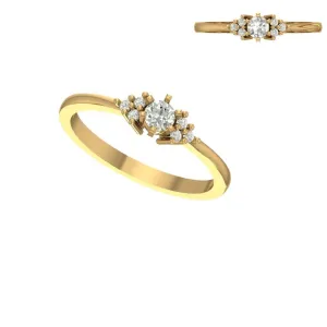 Isabella Simple Diamond Engagement Ring