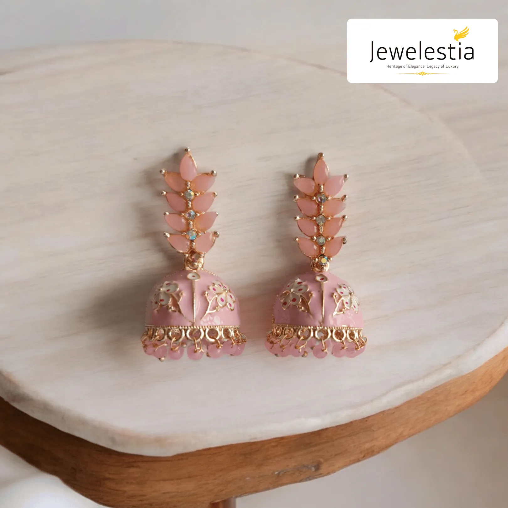 Jewelestia Enchanting Jhumka Earrings