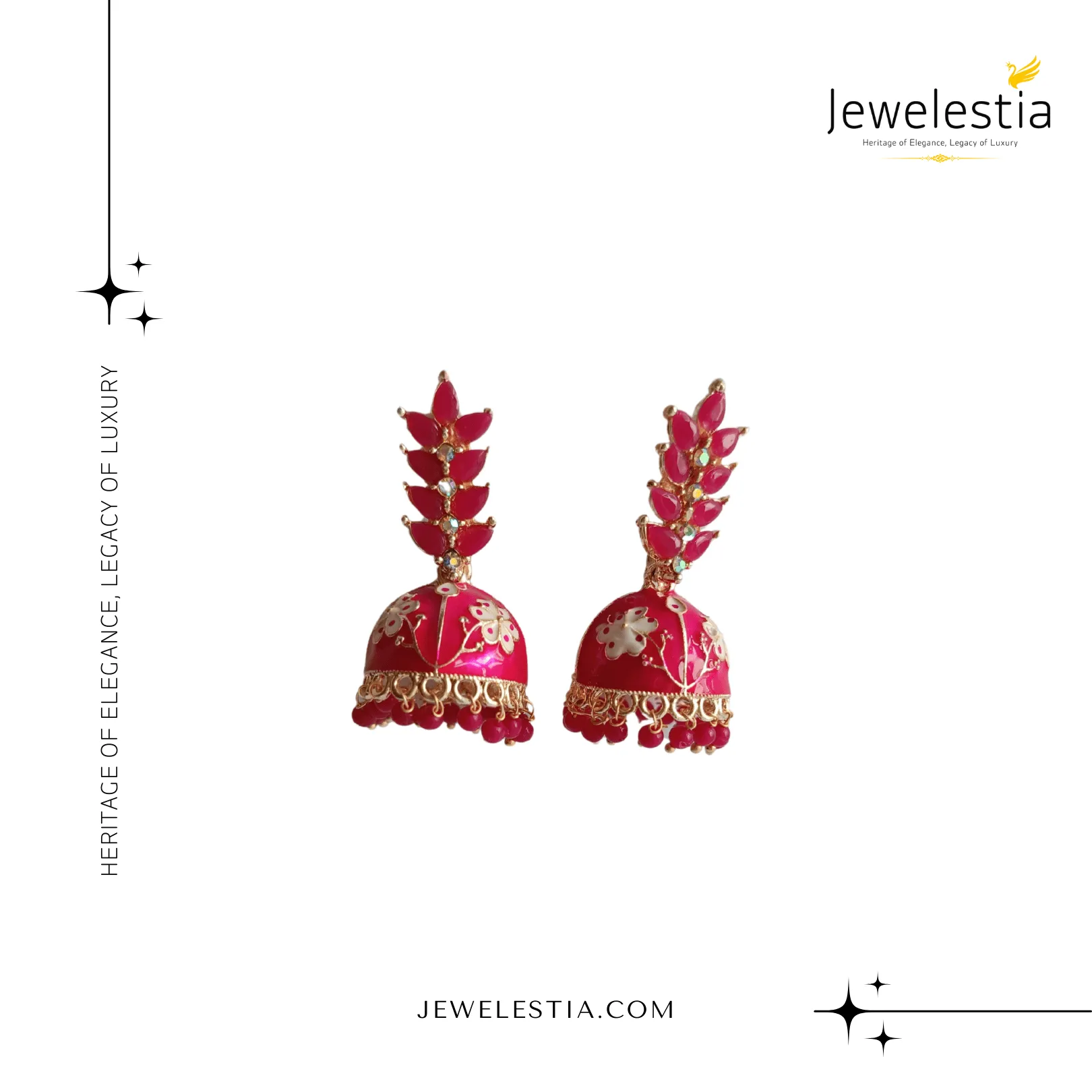 Jewelestia Enchanting Jhumka Earrings