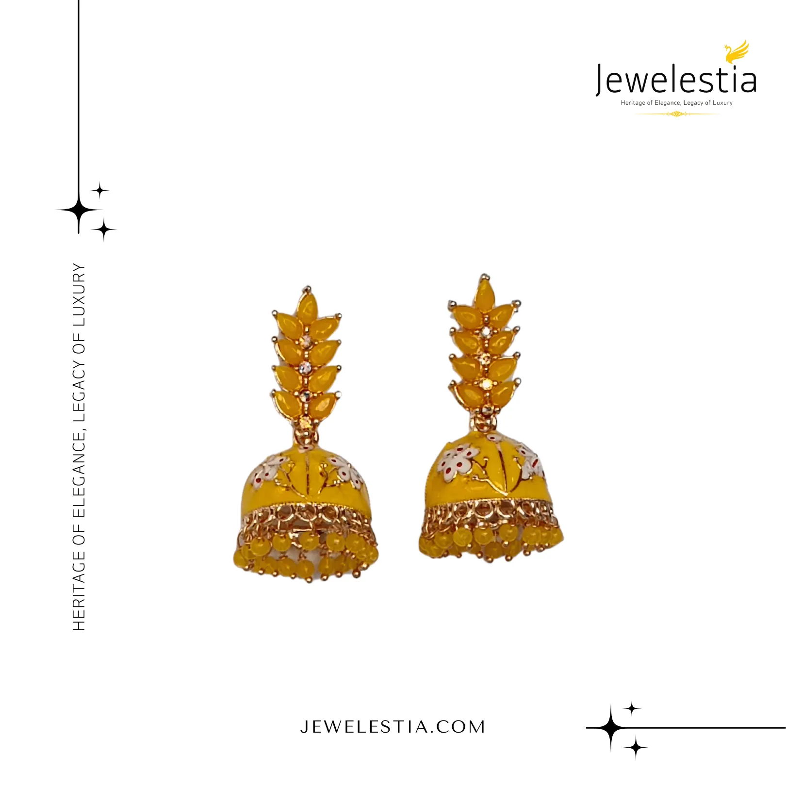 Jewelestia Enchanting Jhumka Earrings