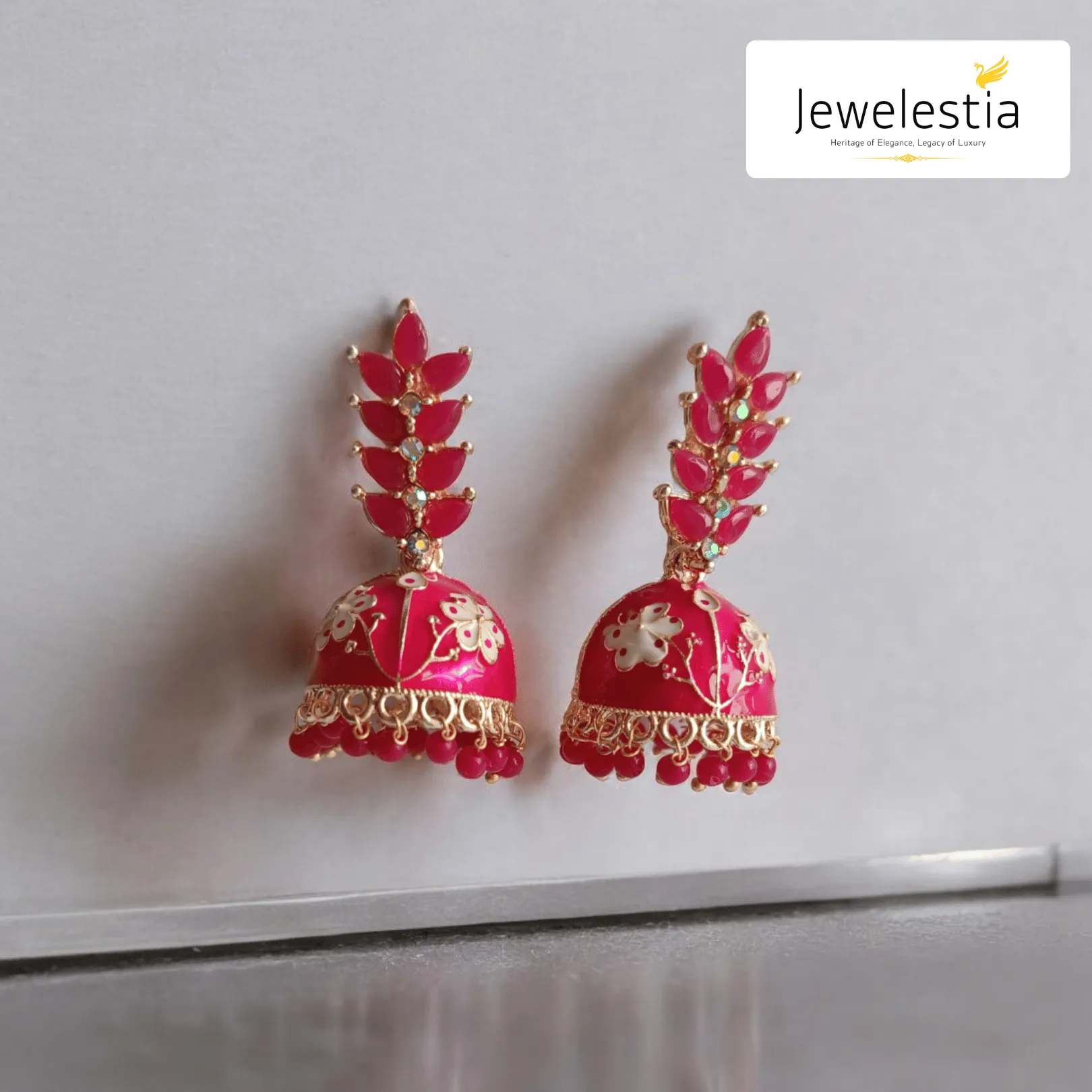 Jewelestia Enchanting Jhumka Earrings