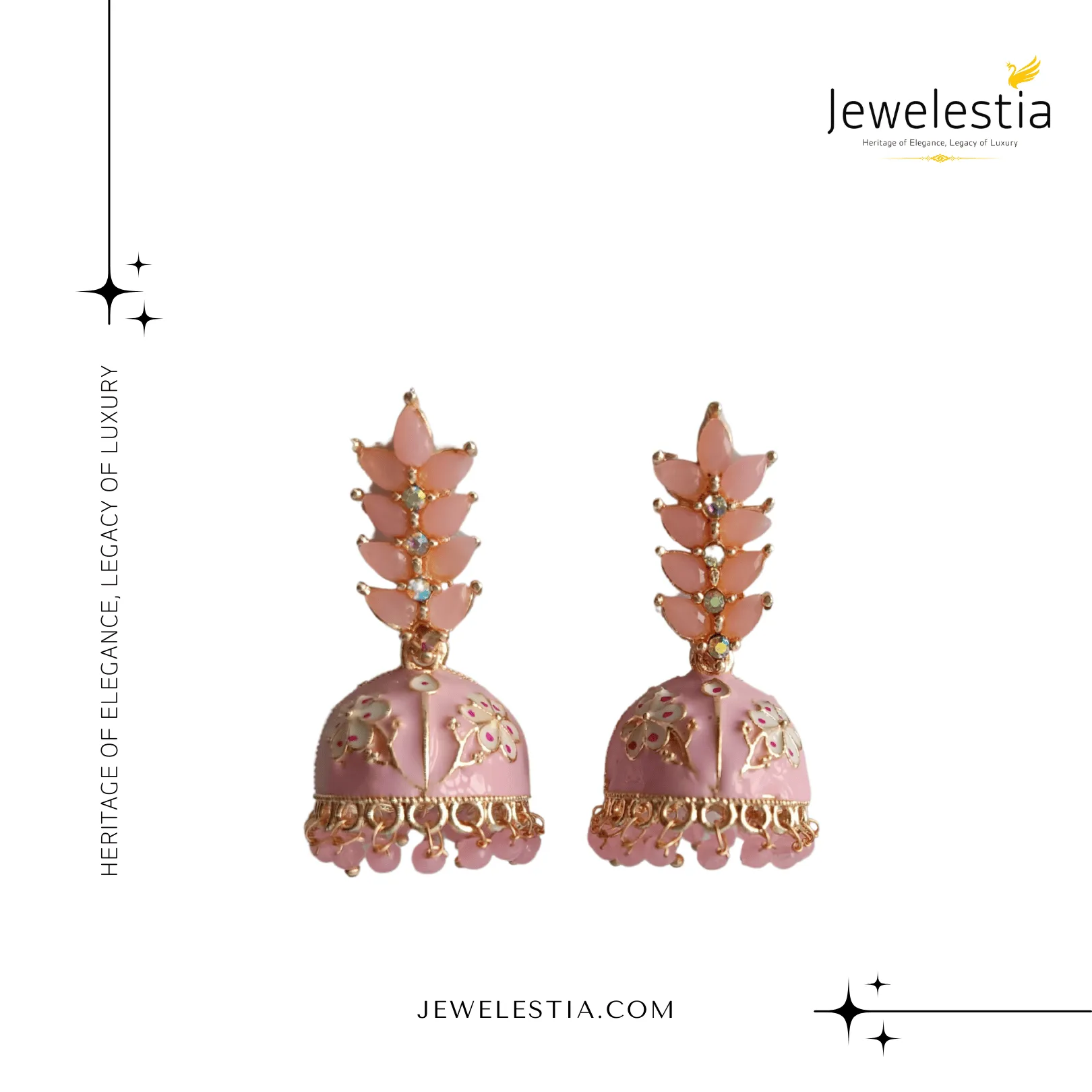 Jewelestia Enchanting Jhumka Earrings