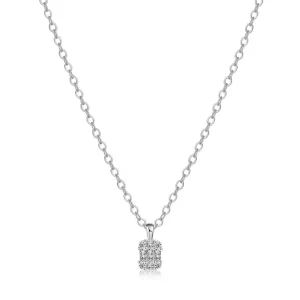 Kyerlyn Large Square Diamond Pendant Necklaces