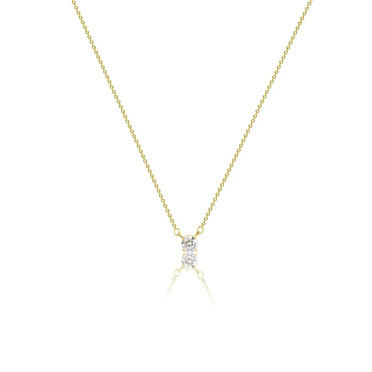 Kyerlyn Large Square Diamond Pendant Necklaces