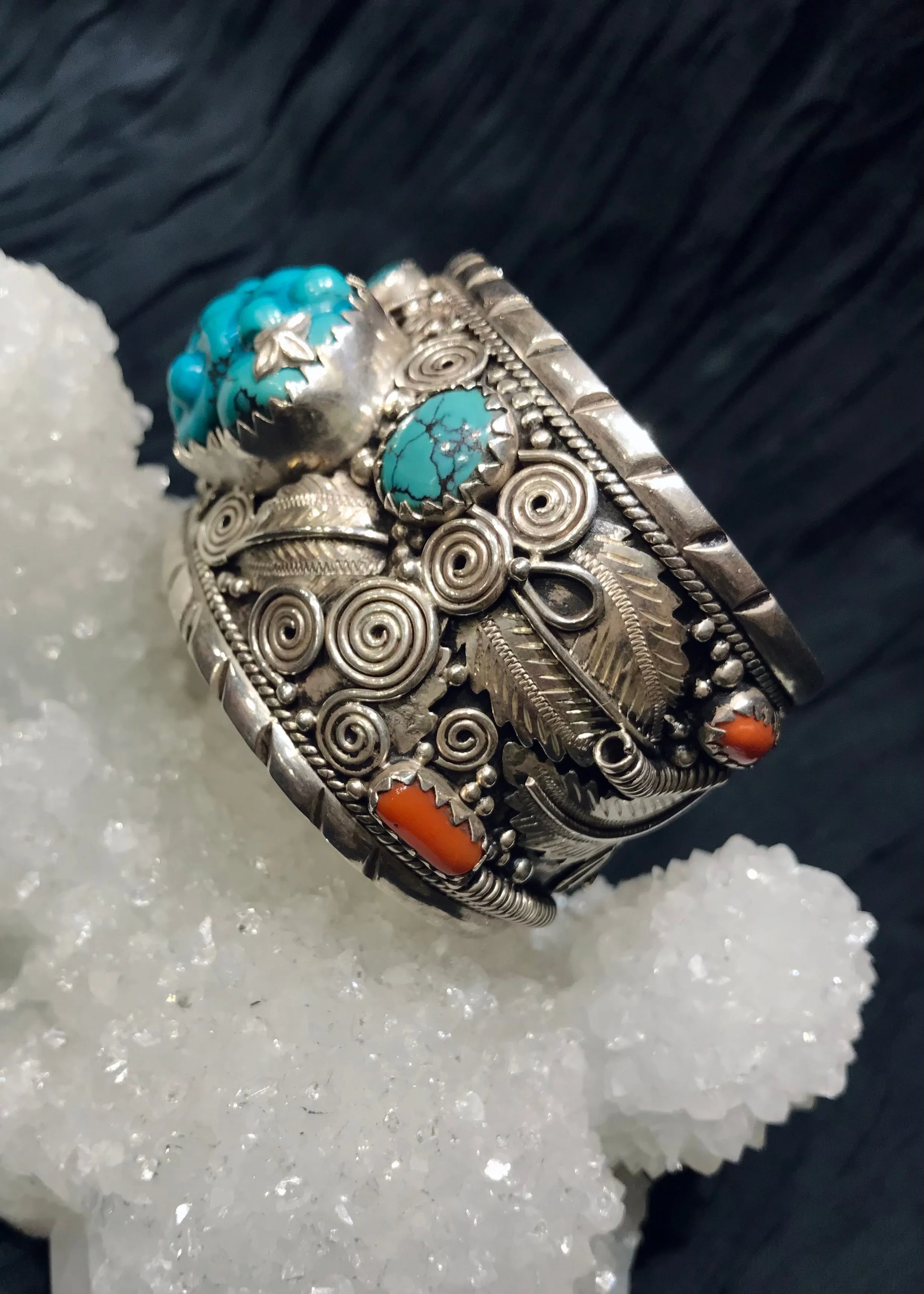 Nature’s Bounty Raw Turquoise Cuff