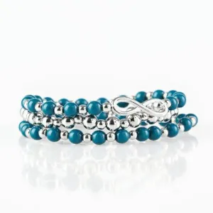 Paparazzi Bracelet ~ Immeasurably Infinite - Blue