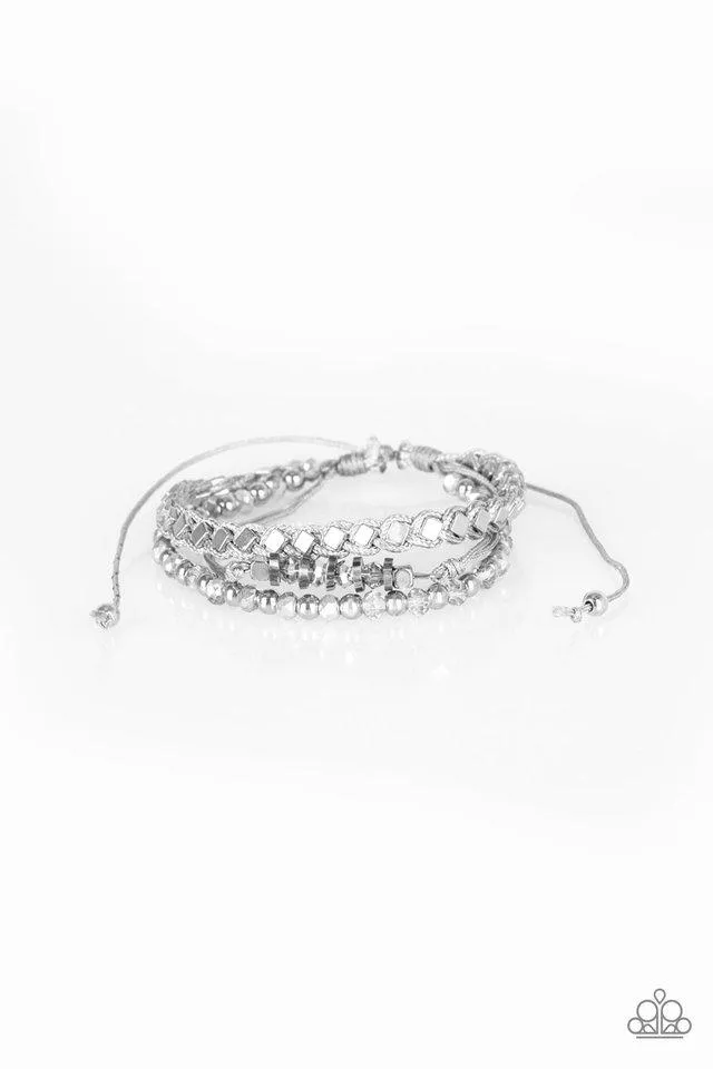 Paparazzi Bracelet ~ Ultra Modern - Silver