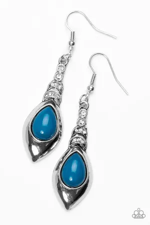 Paparazzi Earring ~ You Know HUE - Blue