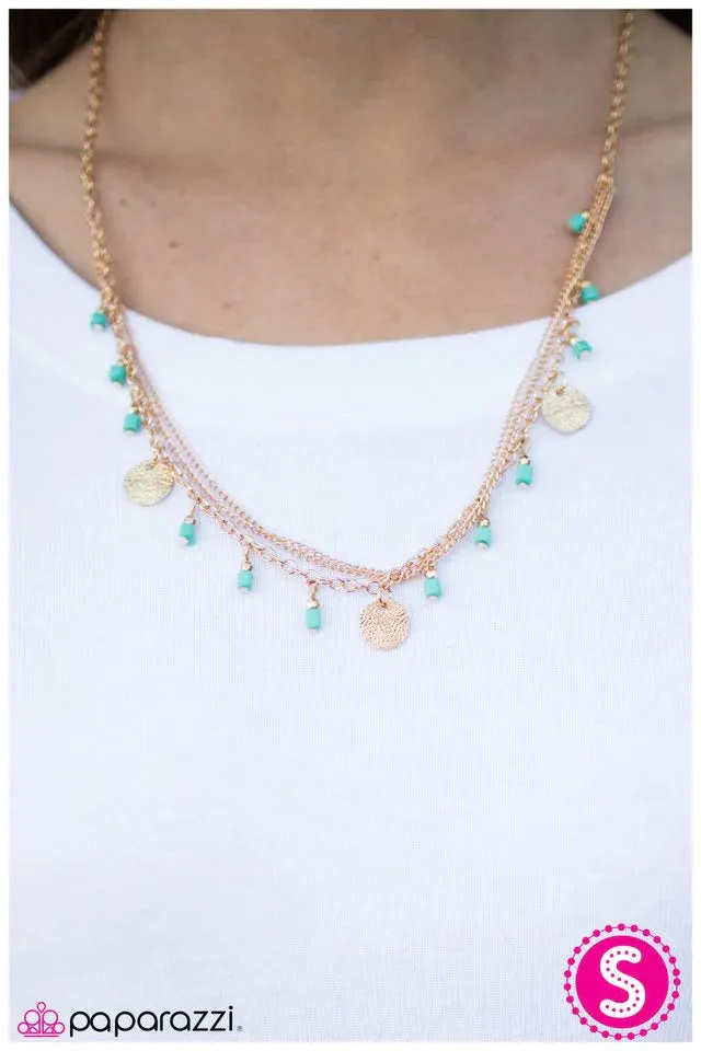 Paparazzi Necklace ~ Marina Bay - Blue