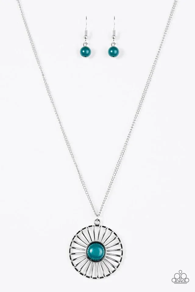 Paparazzi Necklace ~ She WHEEL Be Loved - Blue