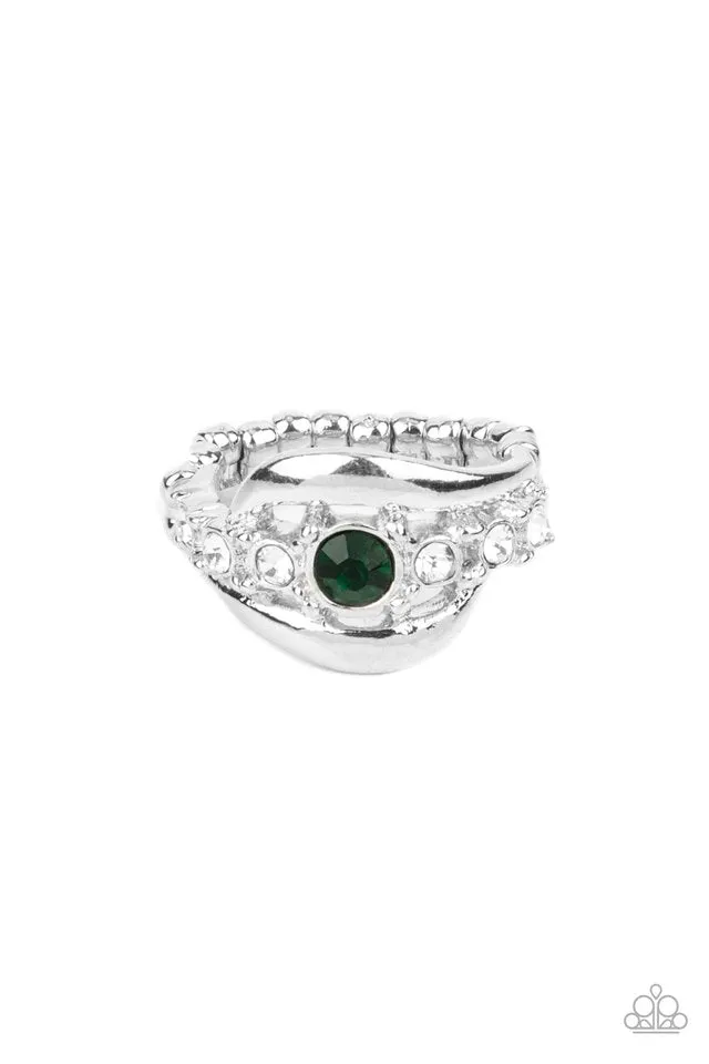 Paparazzi Ring ~ Graceful Gallantry - Green