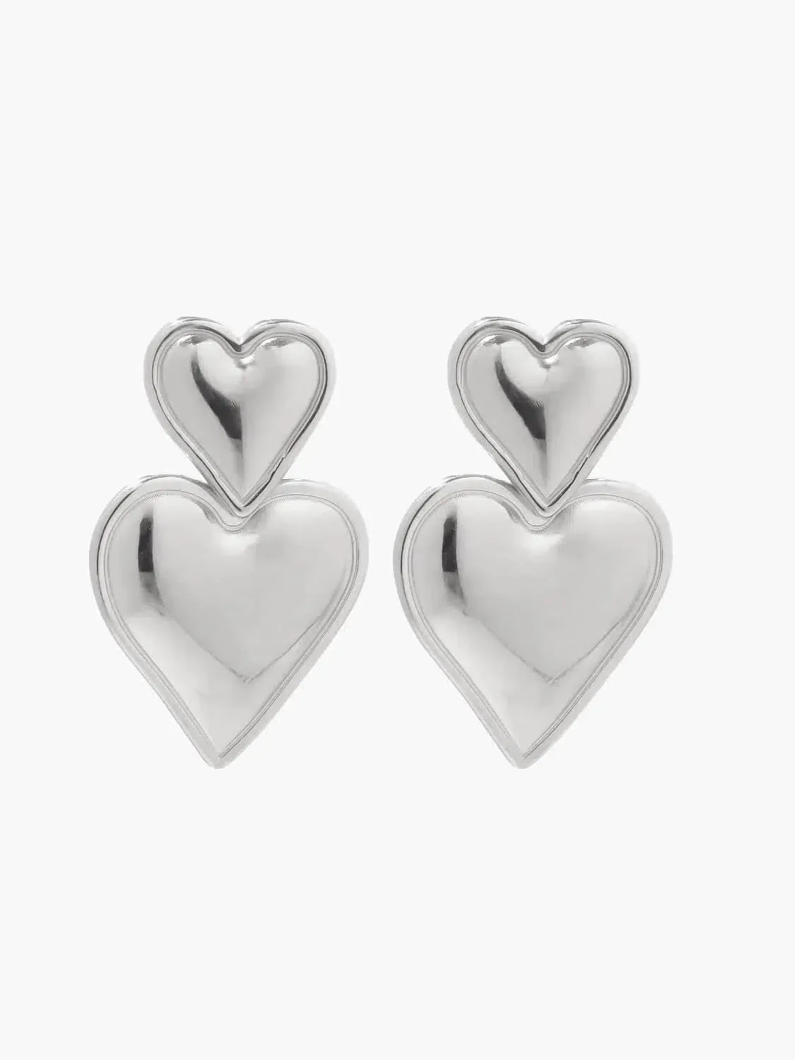 Passione – Double-heart design – Earrings