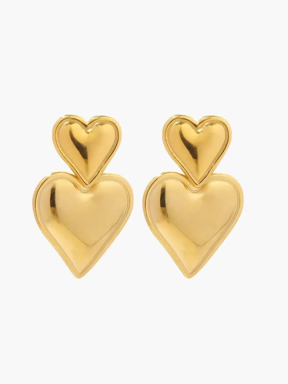 Passione – Double-heart design – Earrings