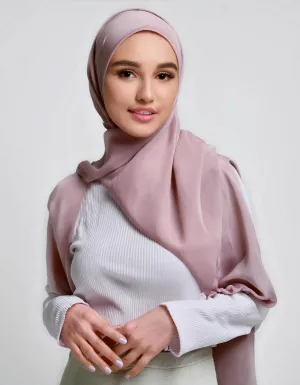 Pastel Pink Chiffon Hijab