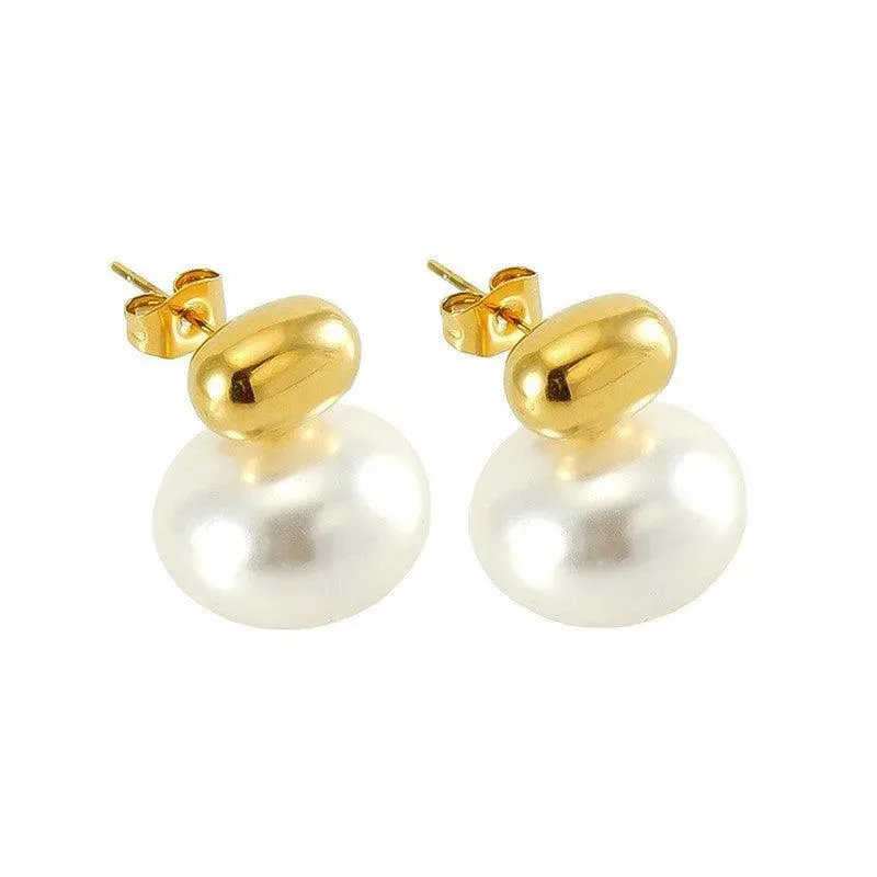 Pearl Stud Earrings