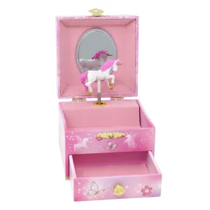 Pink Poppy Unicorn Princess Small Musical Jewelry Box