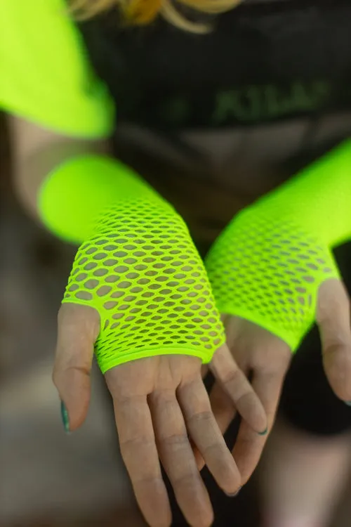 Triangle Net Arm Warmers